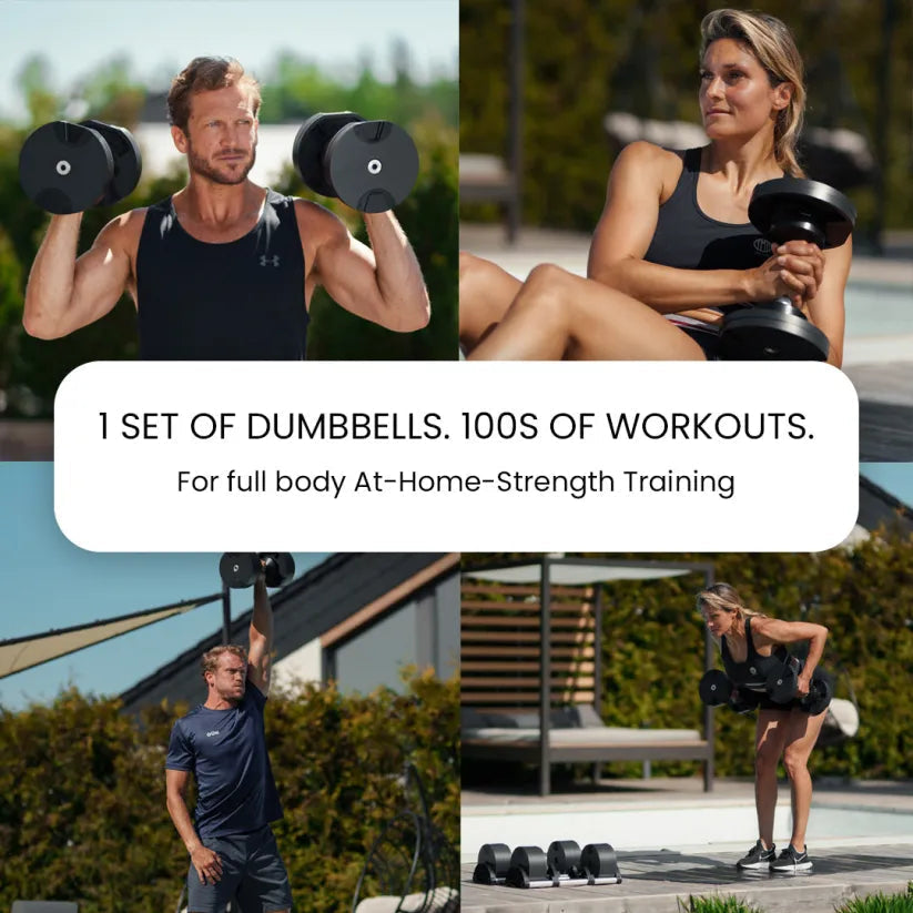 Multifunctional adjustable dumbbell