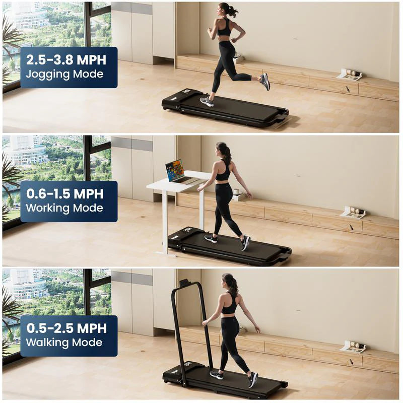 🚶‍♂️ Light Up Your Steps – Smart LED Walking Treadmill
